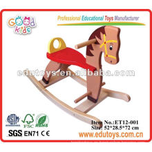 Gran caballo de madera Rocking Kids Ride On Toys